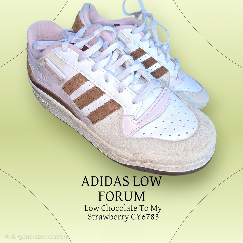 Adidas Low Forum Women's Sneakers - White and Brown